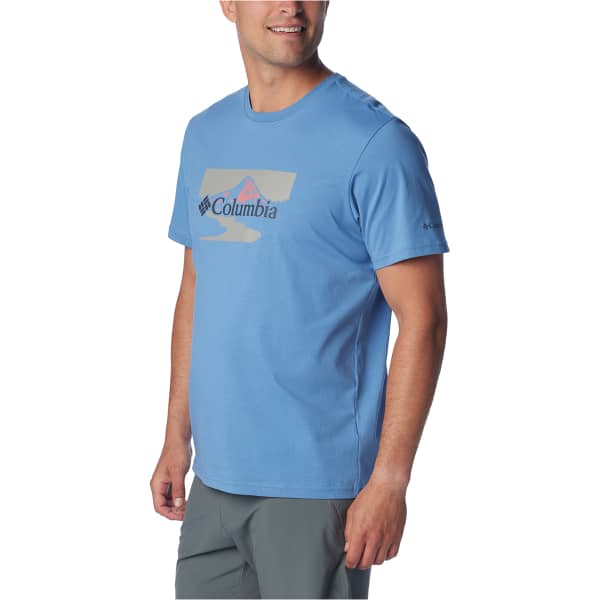 T-shirt COLUMBIA PATH LAKE GRAPHIC TEE II SKYLER/PEAK 2 RIVER