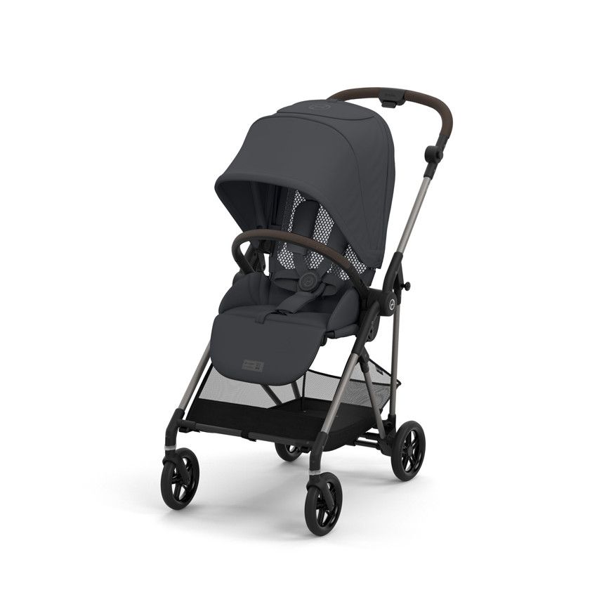 Poussette Melio 3 - Monument grey - Ecru