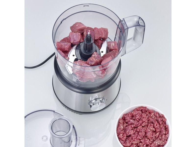 Severin Food Processor KM 3892 Schwarz/Silber Multifunktionale Küchenmaschine