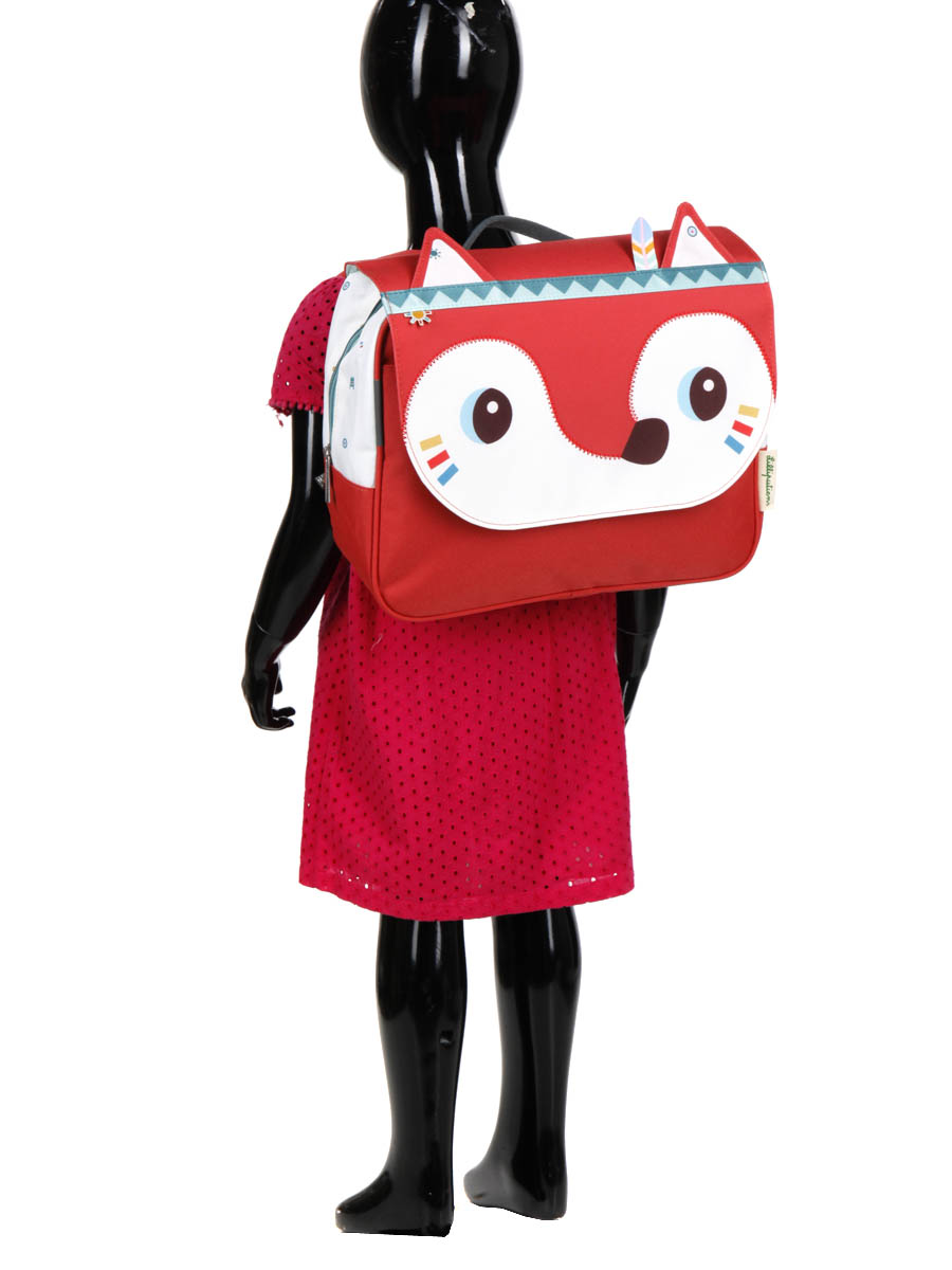 Cartable Lilliputiens Alice Indiens 33 cm