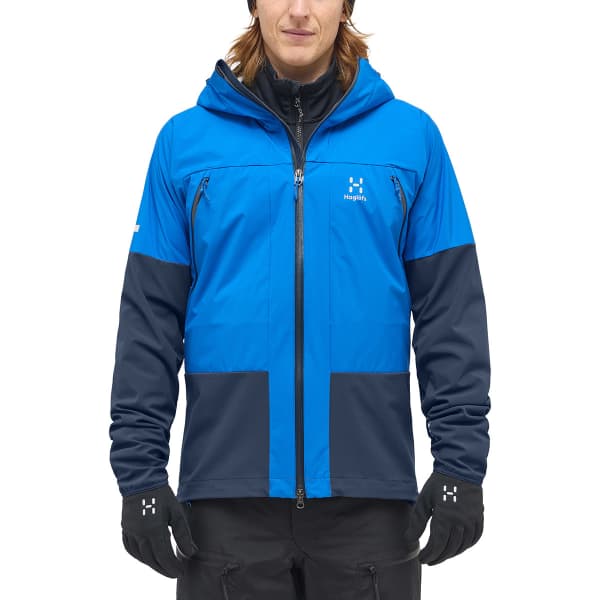 Veste softshell HAGLÖFS L.I.M HYBRID TOURING HOOD M ELECTRIC BLUE/TARN BLUE
