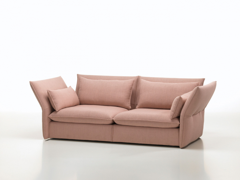 Vitra Mariposa 3-zits bank Iroko limoen