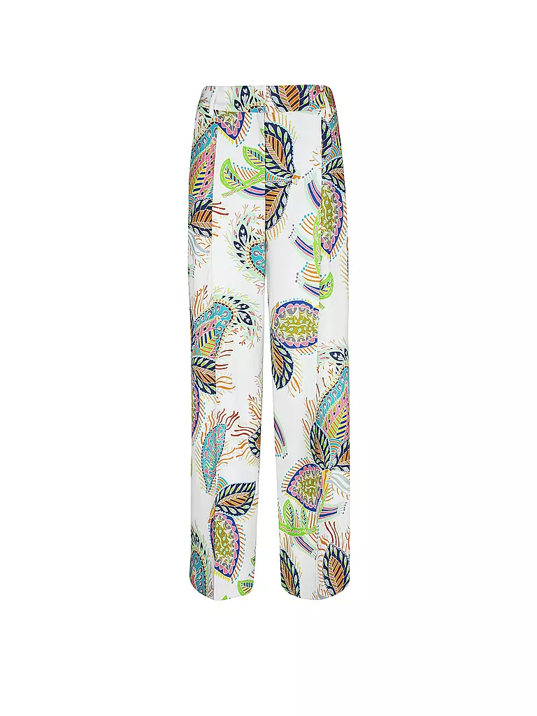 MARC CAIN High Waist Hose Wide Fit WICHITA weiss