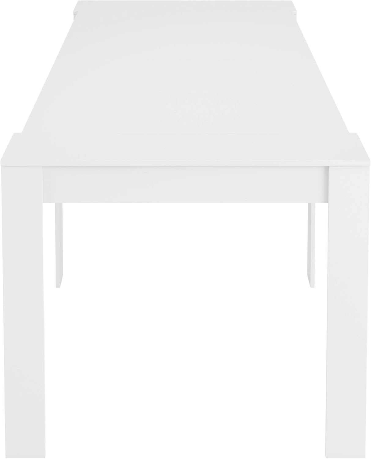 Habitdesign, ausziehbarer Konsolentisch, Esstisch für Wohnzimmer, Flur oder Küche, platzsparend & multifunktional, Hochglanz Weiß, Maße: 50–235 x 78 x 90 cm (L x H x B), Modell Extensible