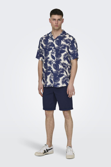 Only & Sons blauwe heren korte broek