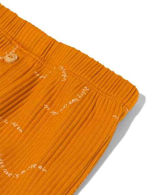 legging côtelé pour bébé marron