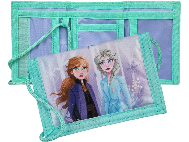 Undercover Portemonnaie Disney Frozen 13 cm x 8 cm Geldbeutel mit Umhängeschnur