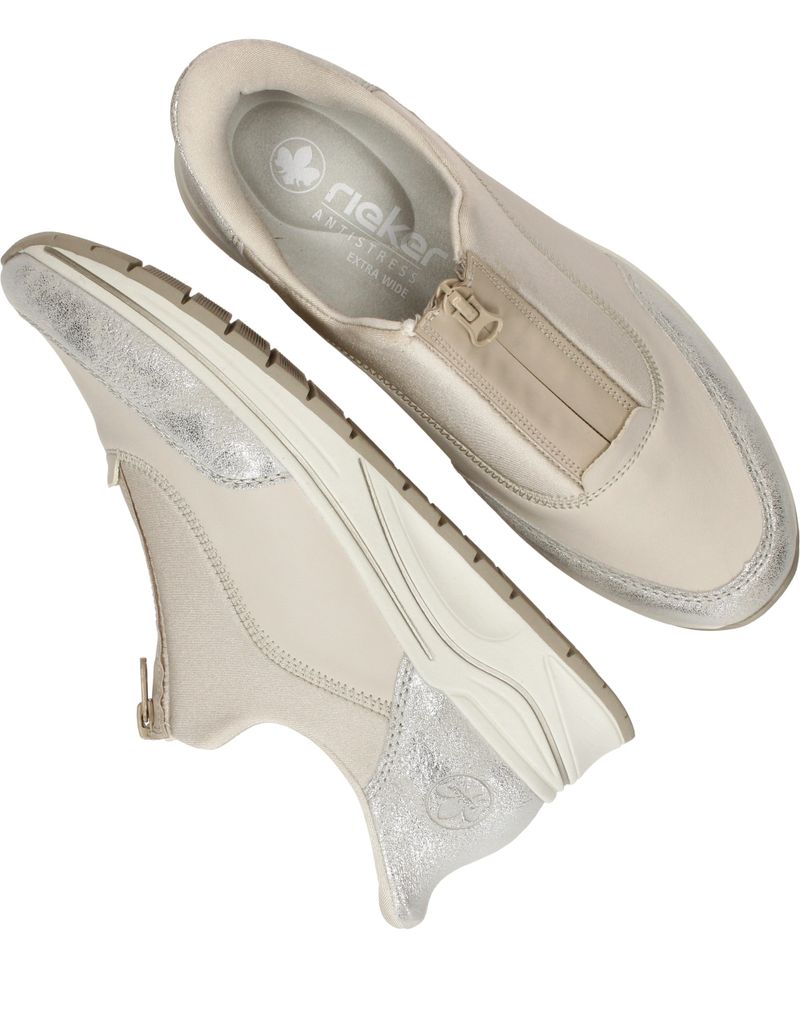 Rieker Instappers Beige Dames