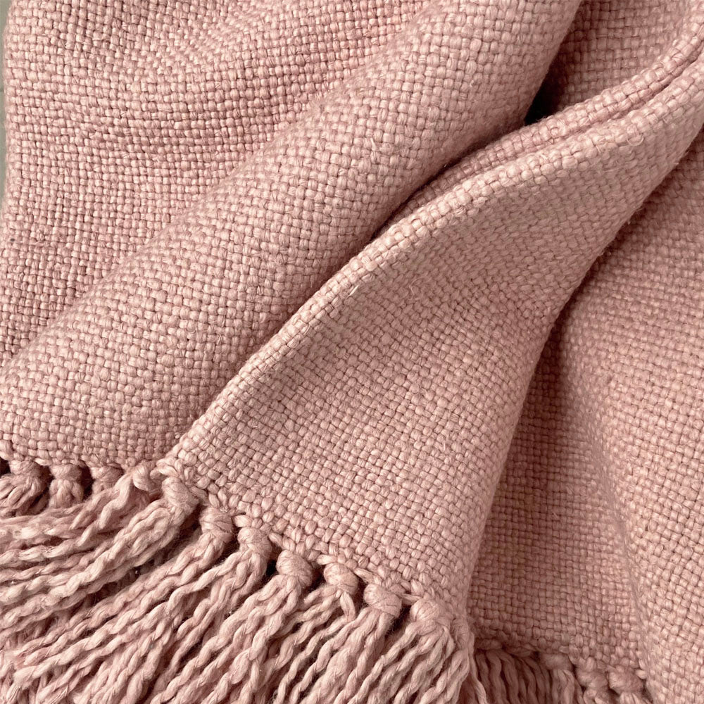Malagoon Katoenen Plaid - Powder Pink