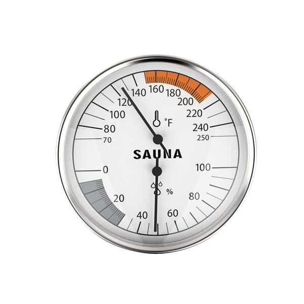 INF Badstutermometer og hygrometer - Fahrenheit