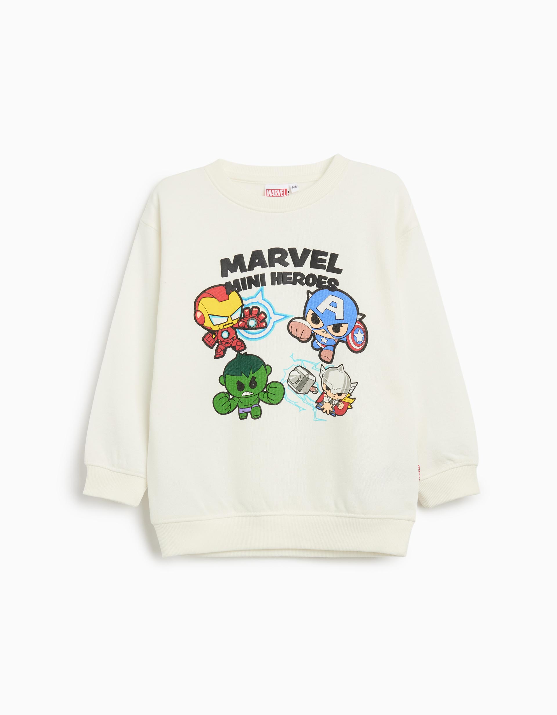 Sweatshirt de Felpa 'Marvel' ©Disney, Menino, Branco