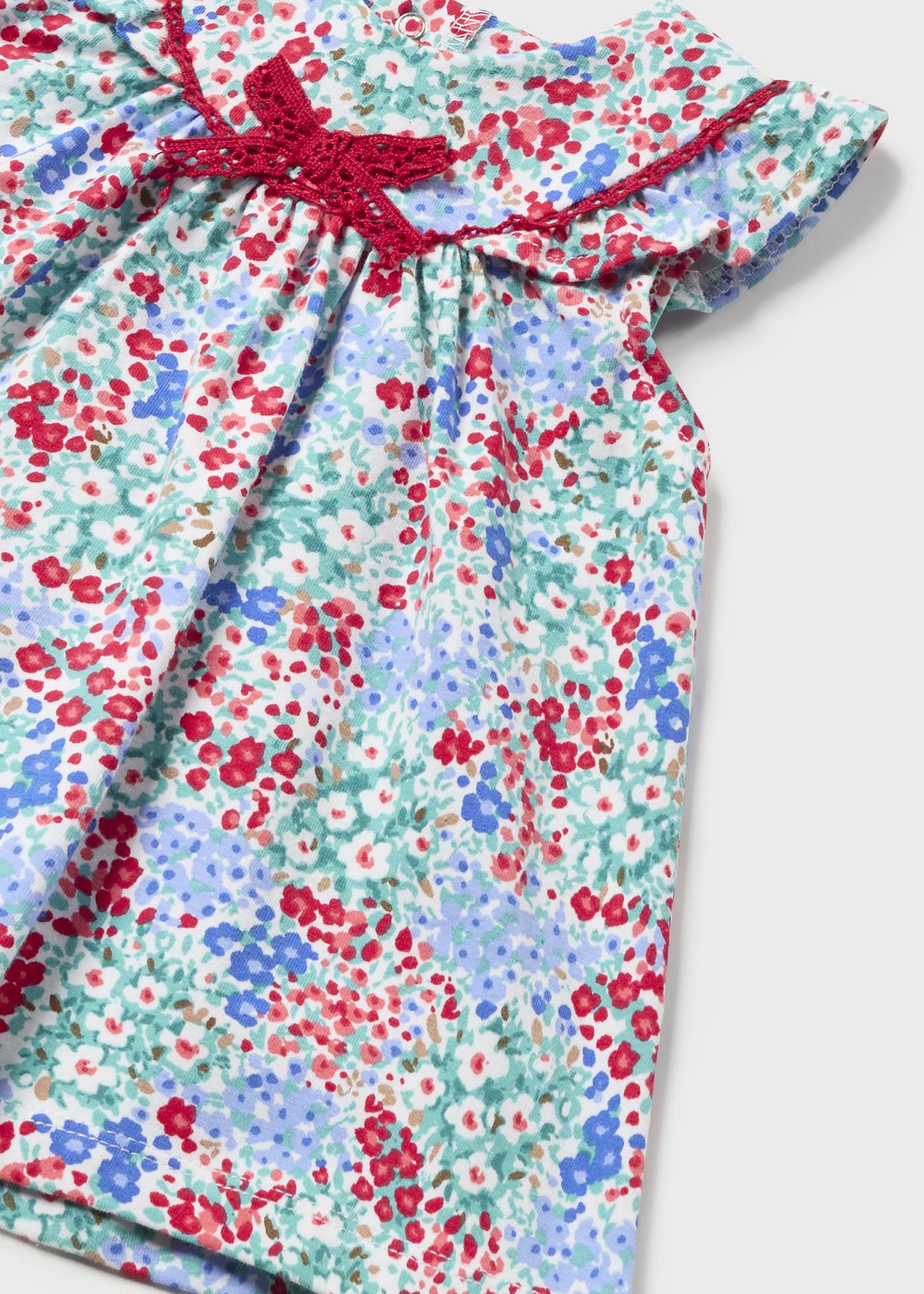 Vestido estampado Better Cotton Juicy para recém-nascidos