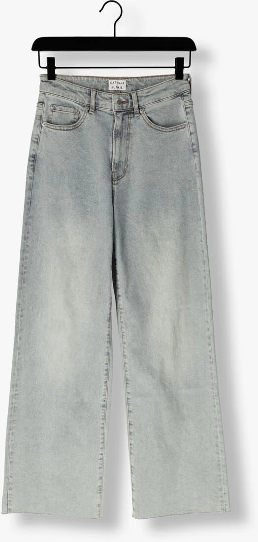 CATWALK JUNKIE blauwe catwalk junkie wide jeans jn loose