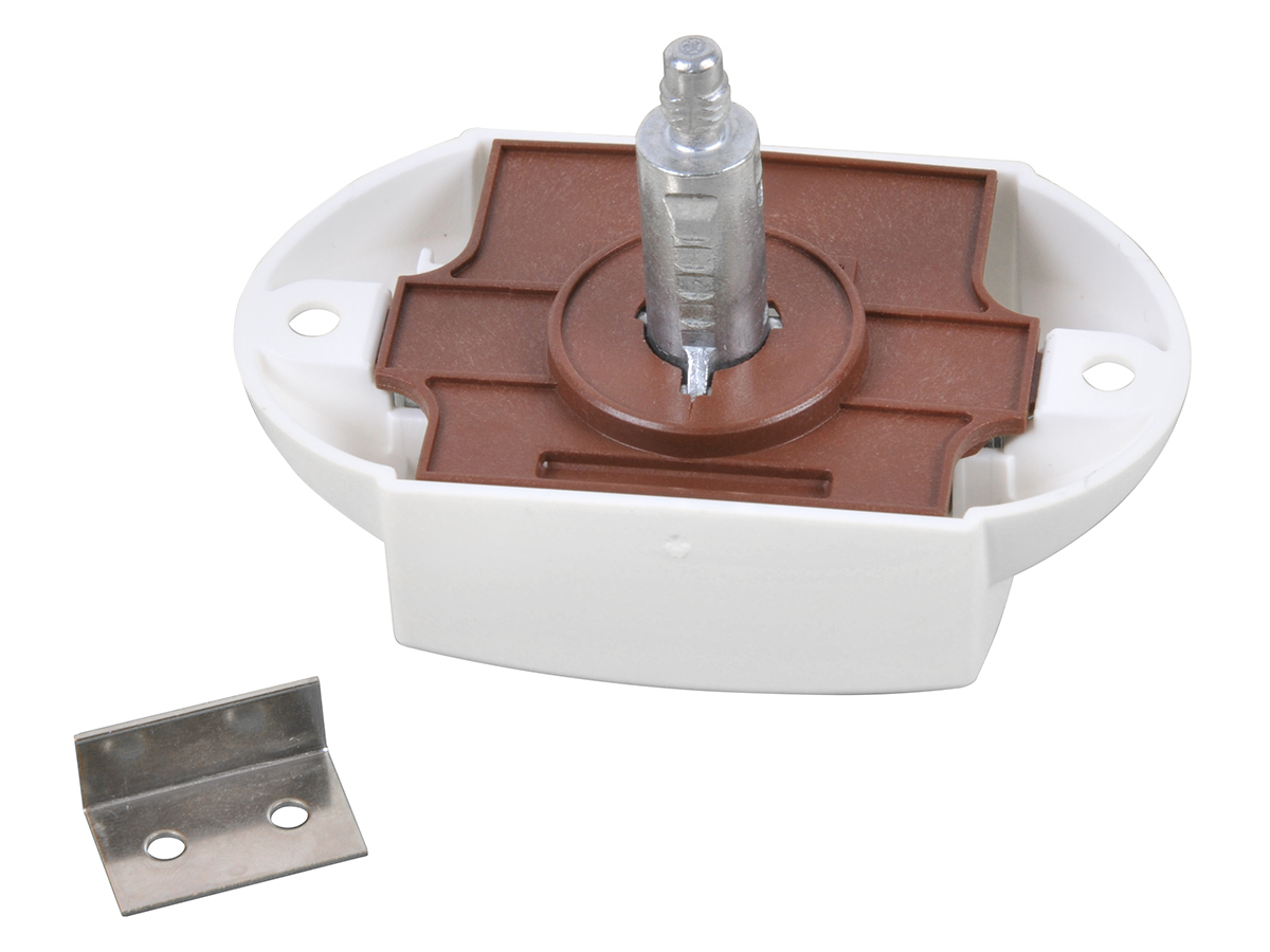 Spanjolet drukknopslot - white