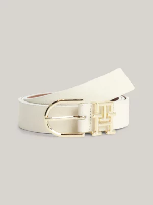 Cinto Luxe Leather com Monograma TH