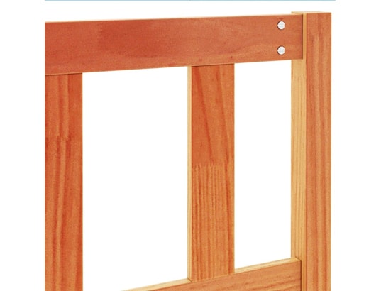 VIDAXL - Tête de lit cire marron 135 cm bois massif de pin