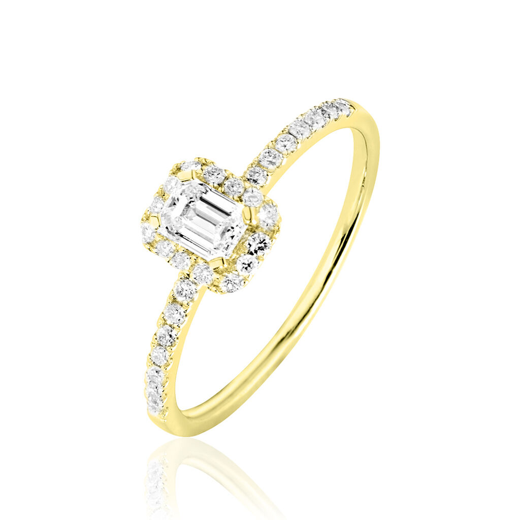Bague Solitaire Barbara Or Jaune Diamant