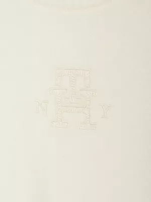 Moletom TH Monogram Relaxed Crew Neck