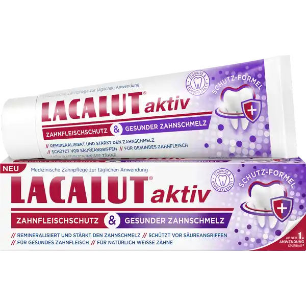 aktiv medizinische Zahncreme Zahnfleischschutz & gesunder Zahnschmelz