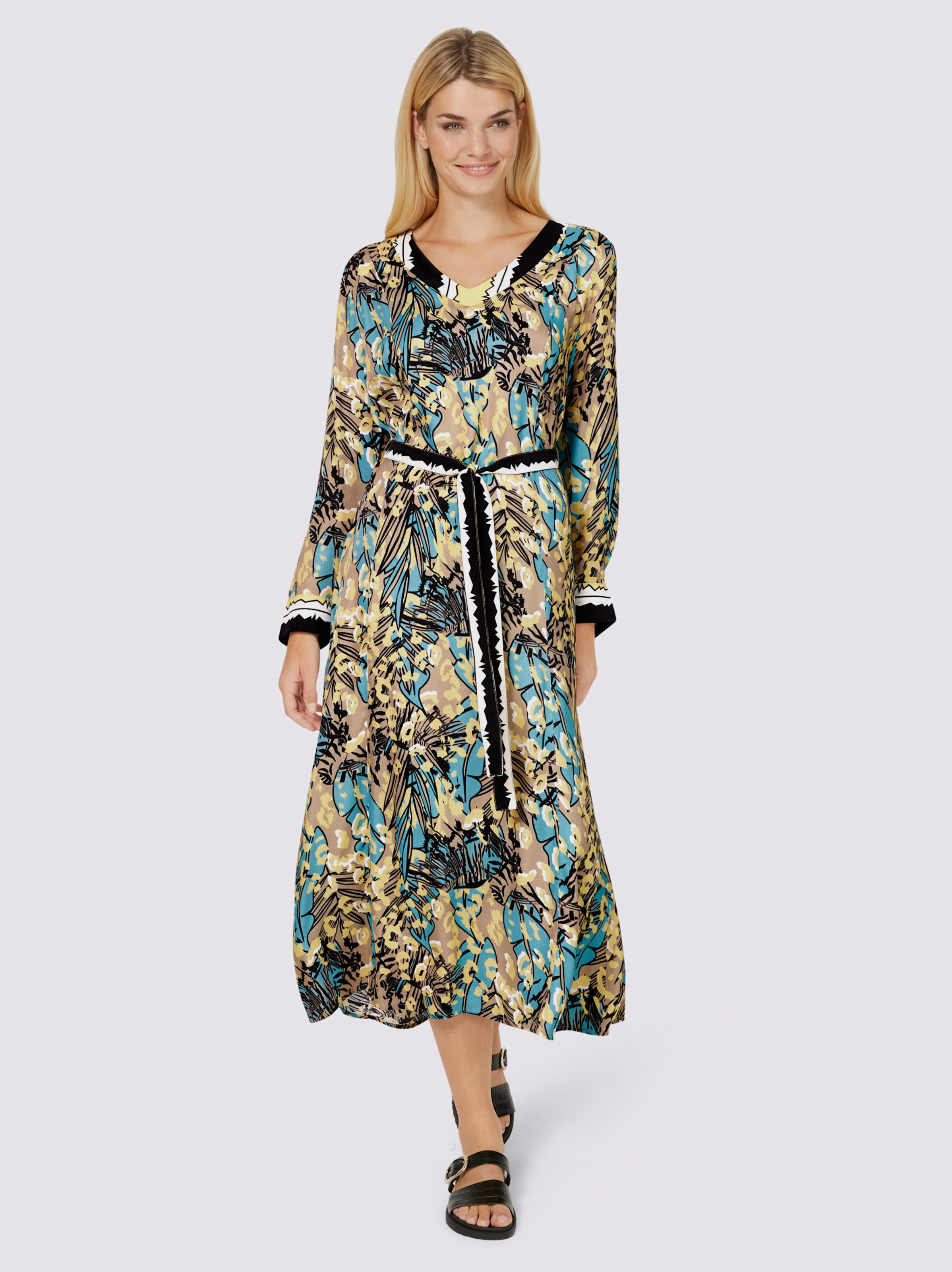 Druck-Kleid