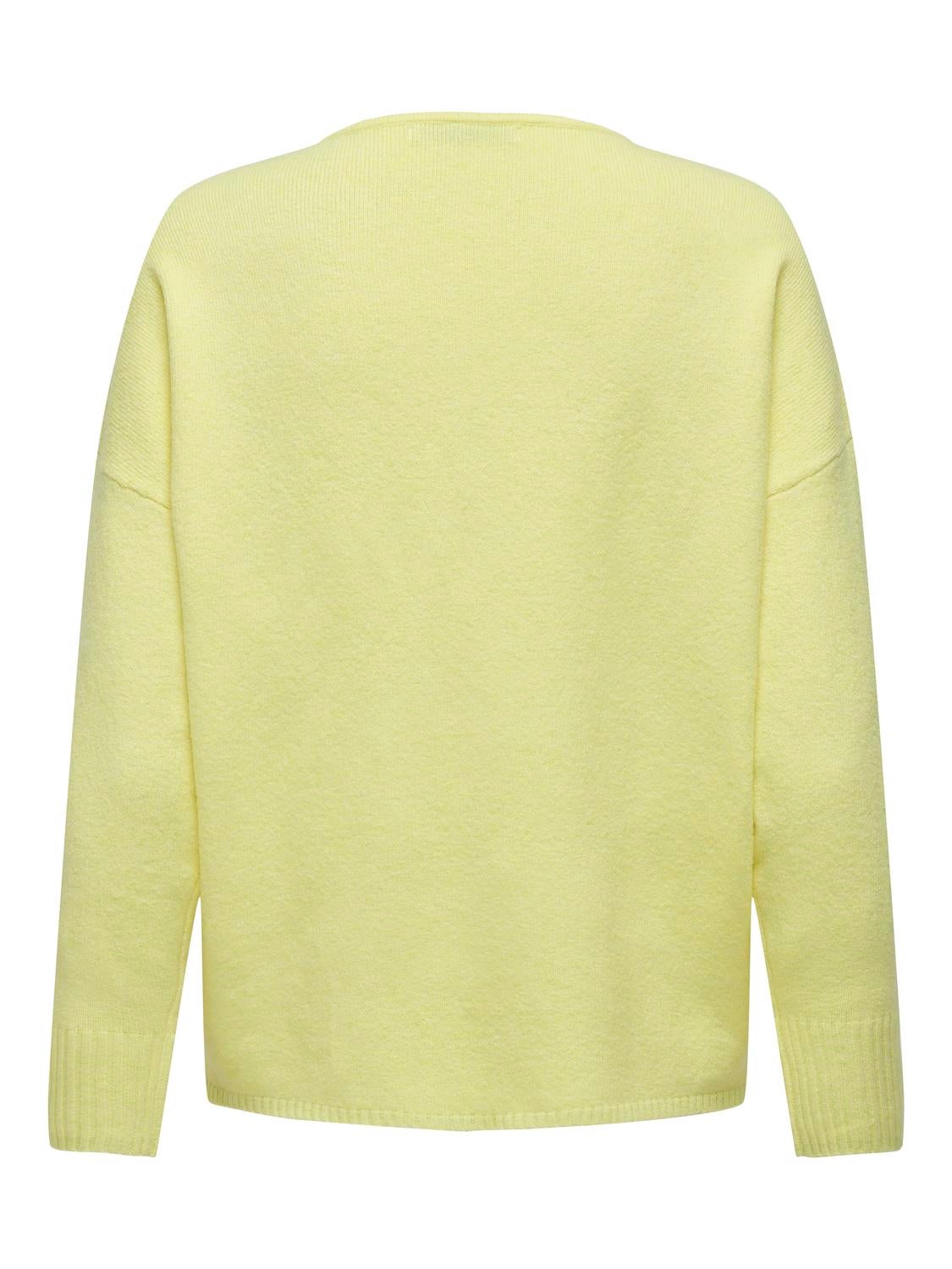 ONLRICA Strickpullover Yellow Pear