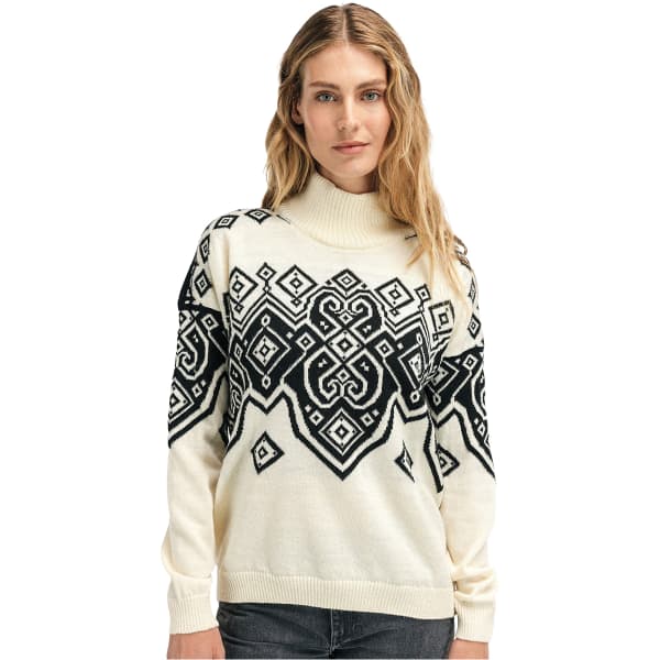 Pull DALE OF NORWAY FALUN HERON F SWEATER OFF WHITE BLACK
