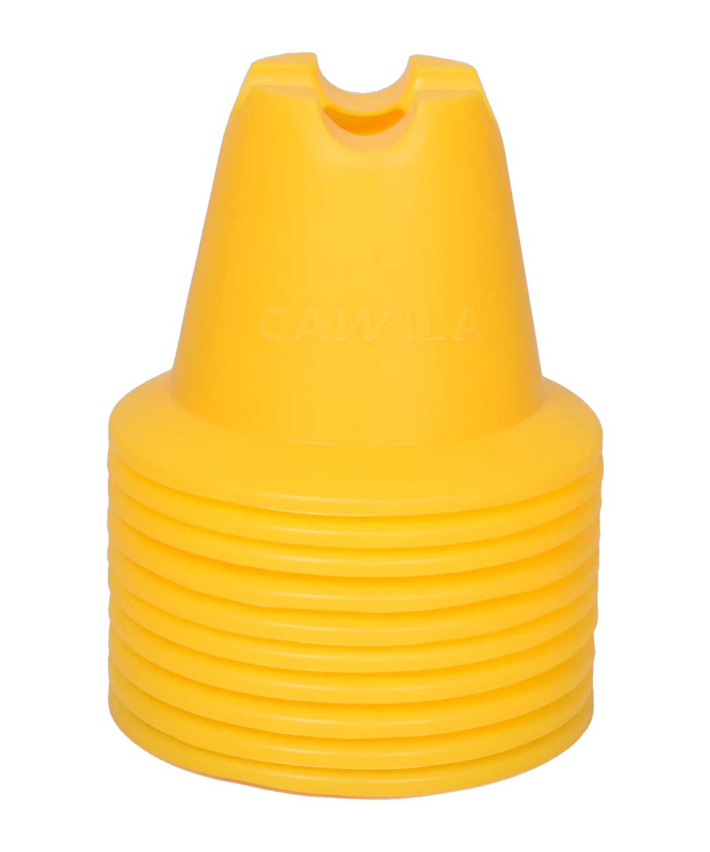 Cawila Mini-Pylone 10er Set Gelb