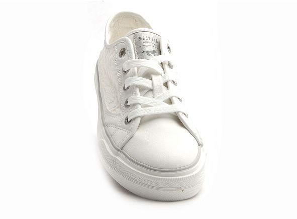 Mustang basses femme 1272309 blanc