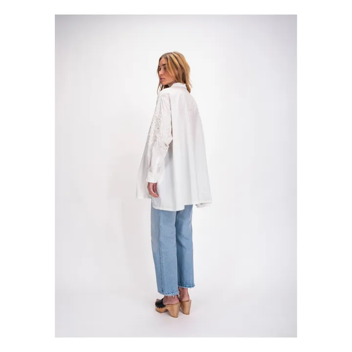 Virginie de Vinster Blouse Oceane | Blanc