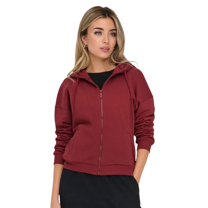 Only Play Lux Life Hooded Full Zip Sweatvest Dames