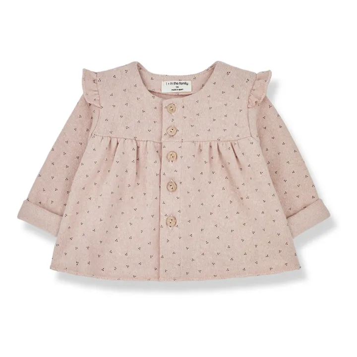 1+ in the family Blouse Matière Recyclée Nicola | Rose pâle