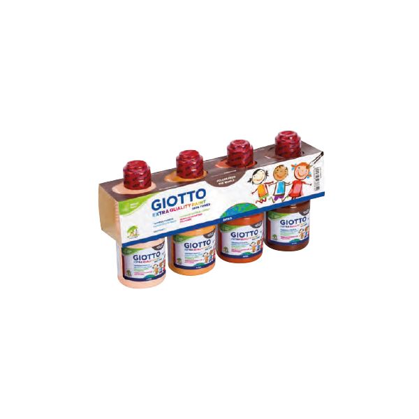 Giotto Guache Liquido Extra Qualidade Skin Tones 4x250ml