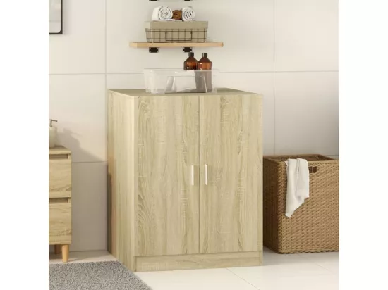 Meuble pour machine à laver chêne sonoma 70,5x71,5x91,5 cm