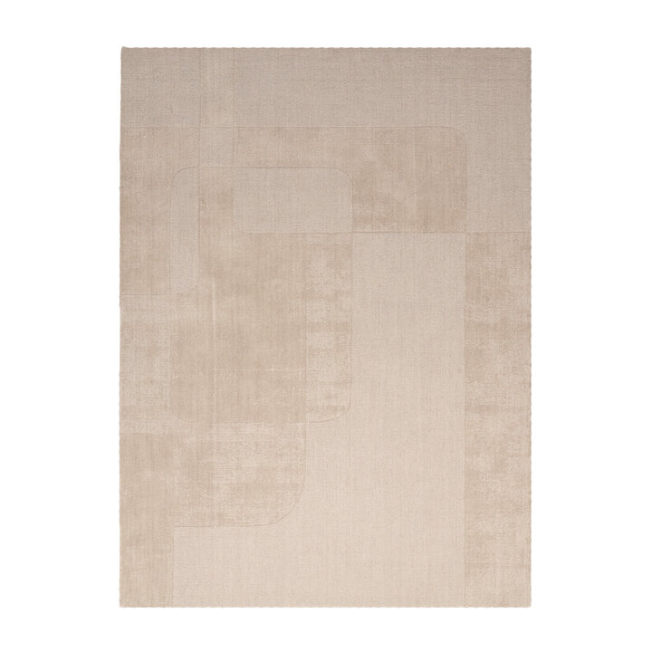 Wollen vloerkleed - Giselle Abstract Beige