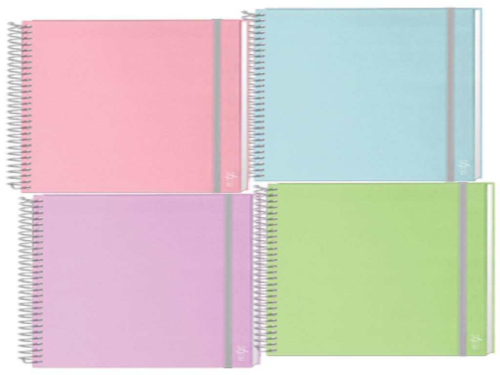 CADERNO ESPIRAL A4 MITOS CAPA DURA QUADRICULADO CORES SORTIDAS