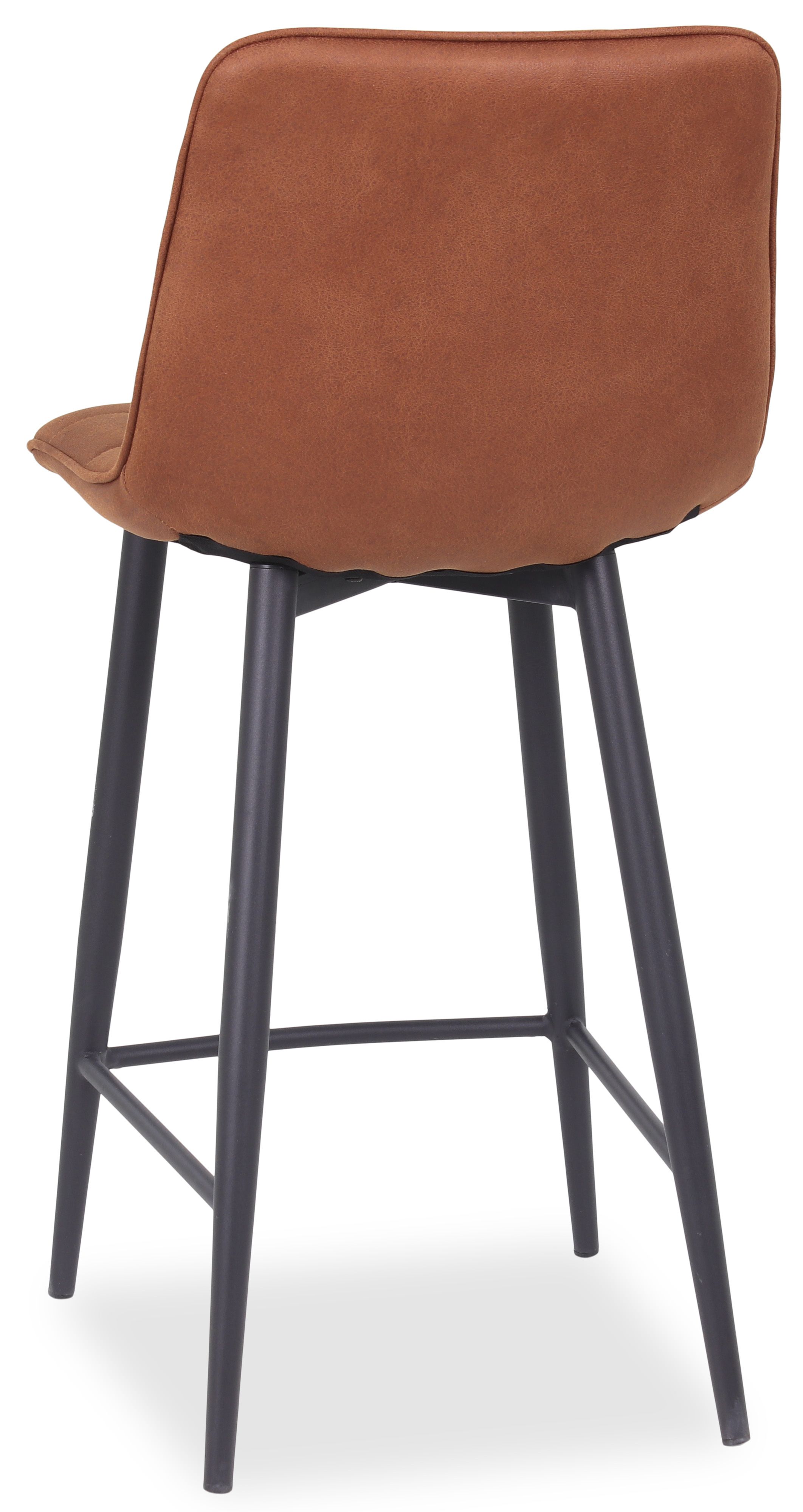 Barkruk - cognac microvezel Alford B45 x D48 x H94 cm