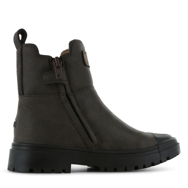Shoesme donkerbruine chelseaboot Microleer | Jongens schoenen