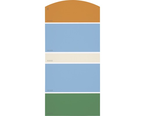Kleurstaalkaart, kleurenkaart J15: Kleuren voor lichaam, geest en ziel - stimulerend en opbeurend, 21x10 cm