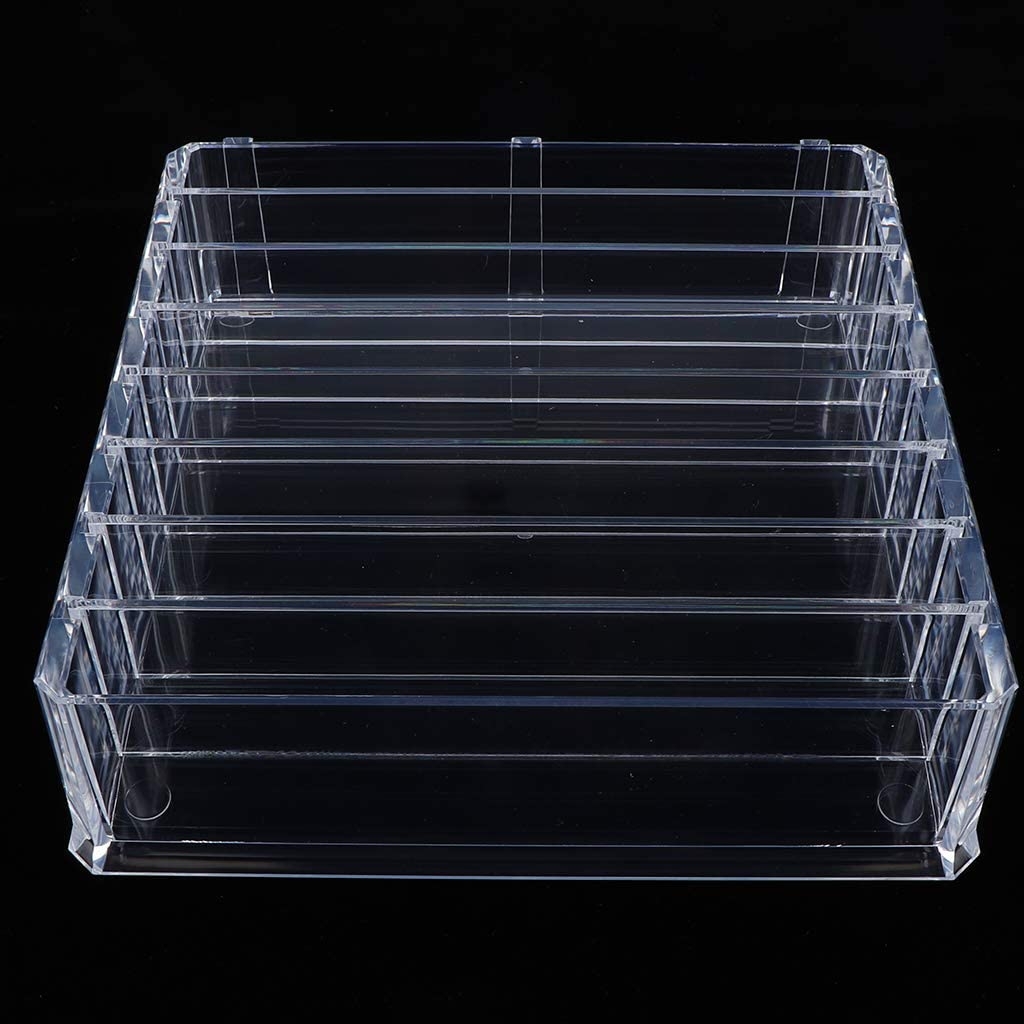 (Gr. L) Acryl Beauty Make Up Organizer Aufbewahrungsbox Verstellbar - Transparent