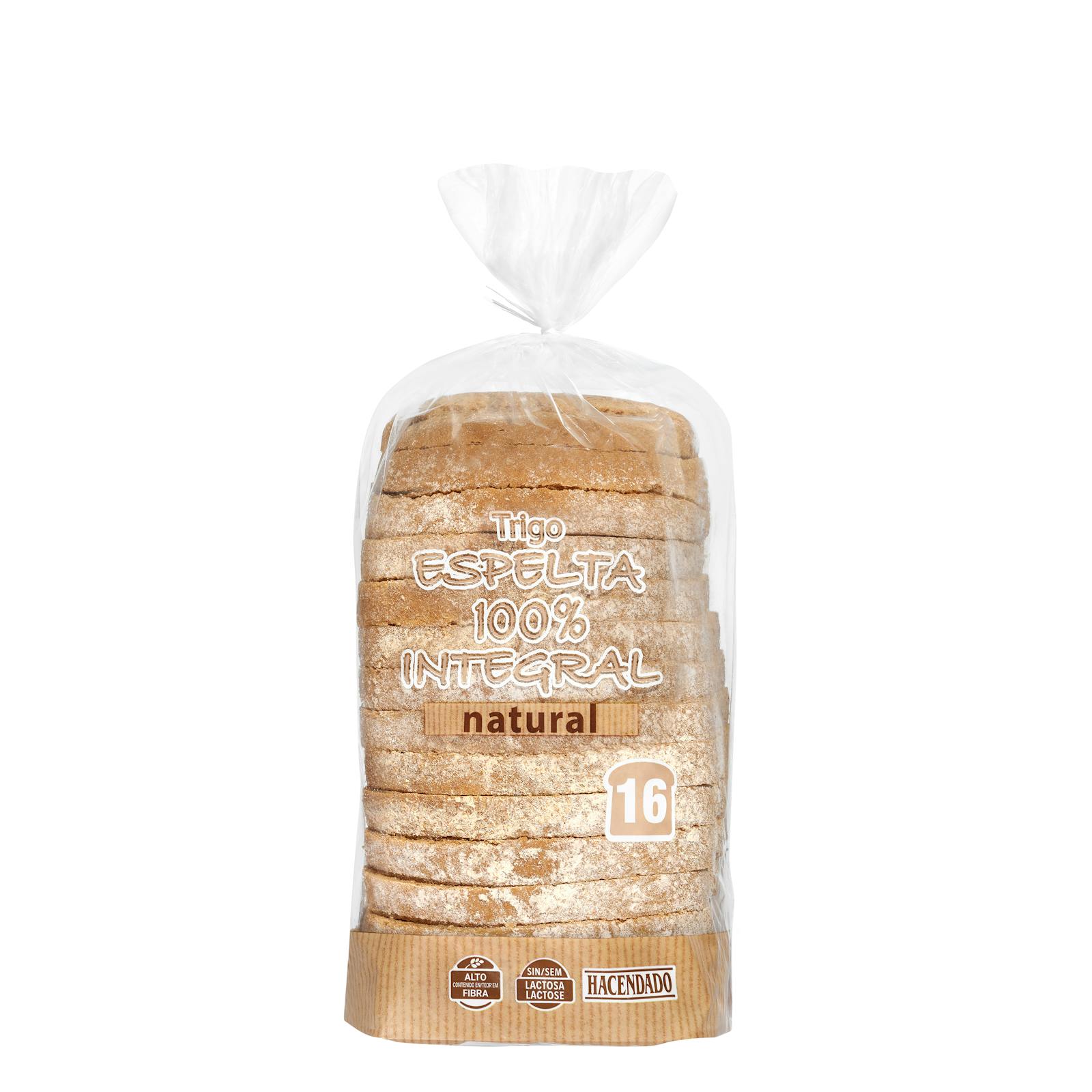Pain d'épeautre complet 100 % naturel Hacendado