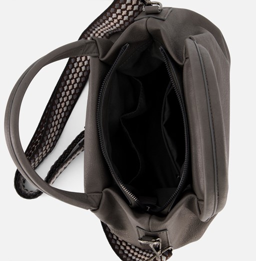 Charm London Handtas grijs Synthetisch