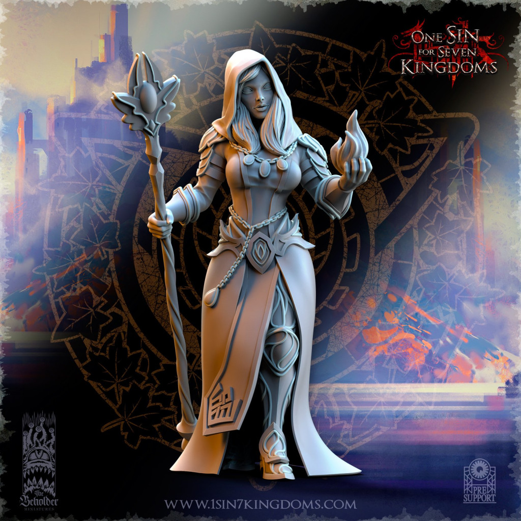 The Beholder Miniatures - Elfes - Sorcières