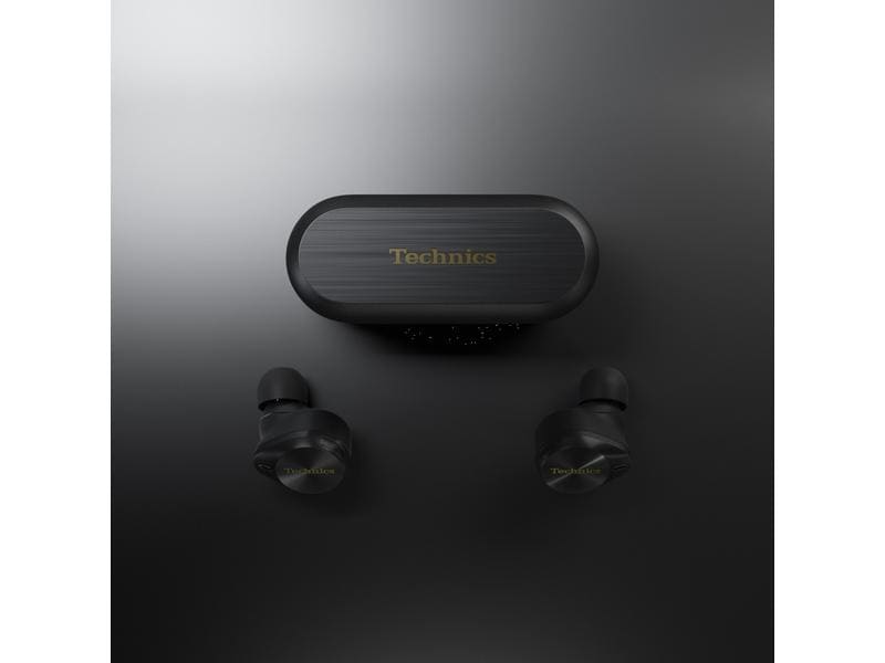 Technics True Wireless In-Ear-Kopfhörer EAH-AZ80 Schwarz Kristallklarer Sound von morgens bis abends