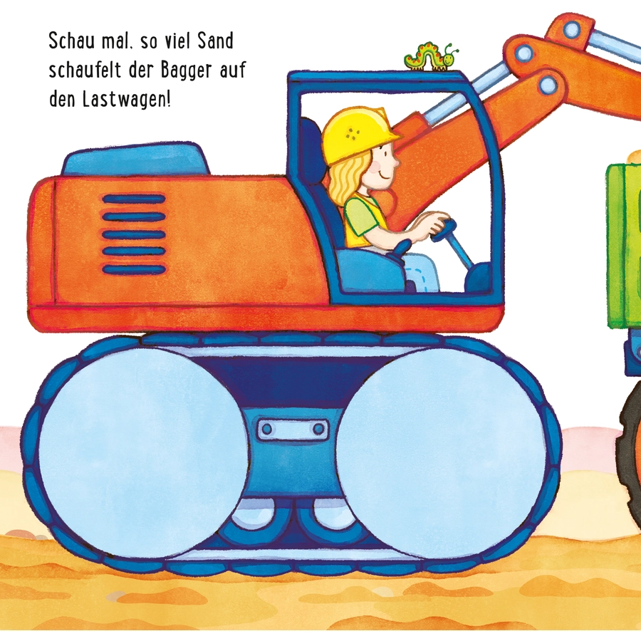 CARLSEN Baby Pixi (unkaputtbar) 115: Bagger, Traktor, Feuerwehr