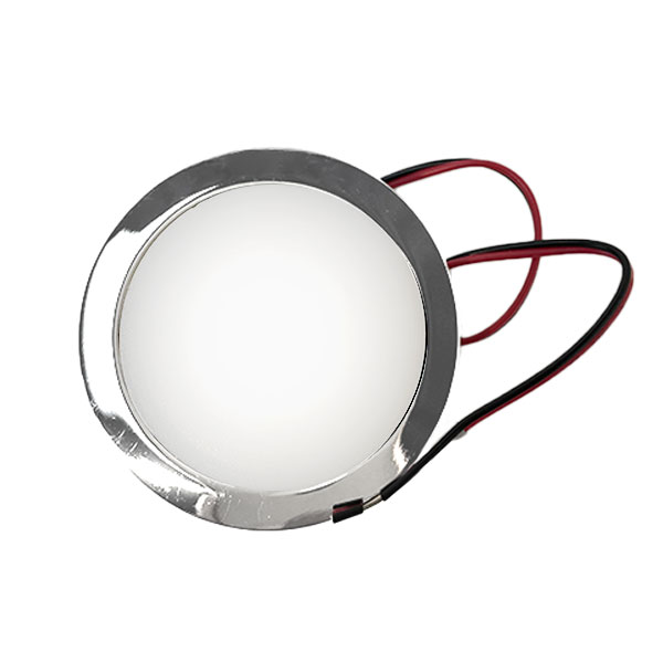 Spot LED Chromé 12V 2W 65mm encastrable