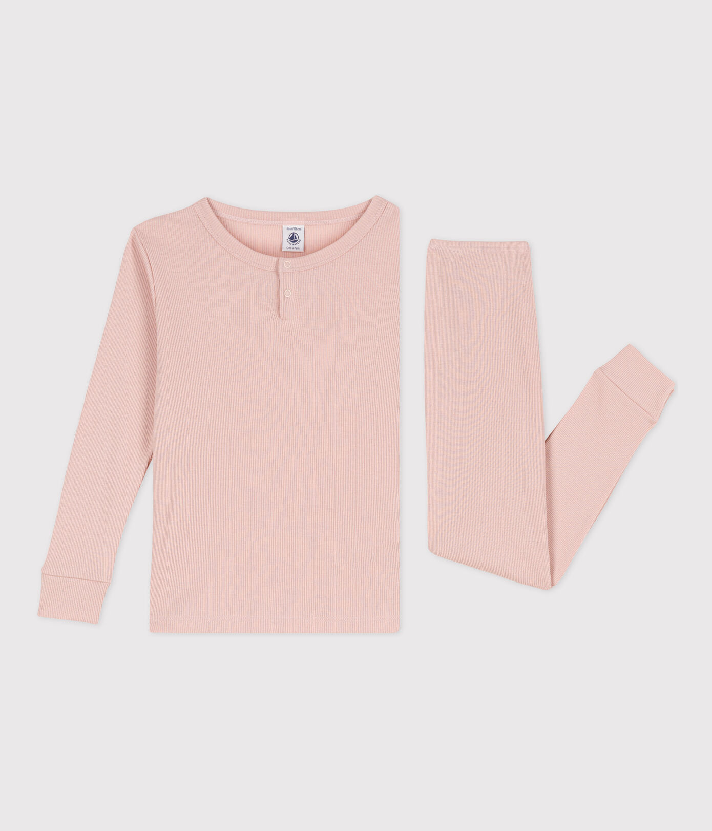 Pyjama uni en coton et lyocell petite fille/petit garçon