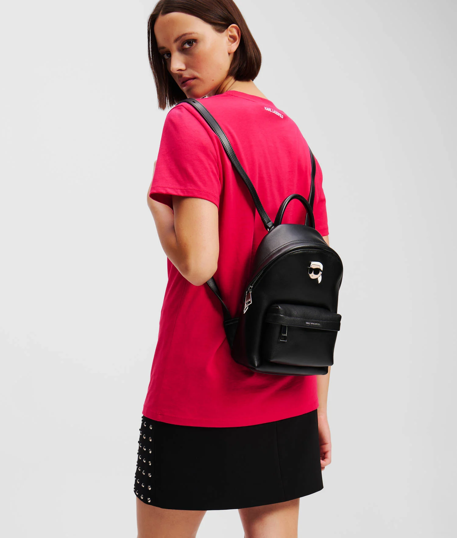 SAC À DOS EN CUIR K/IKONIK
