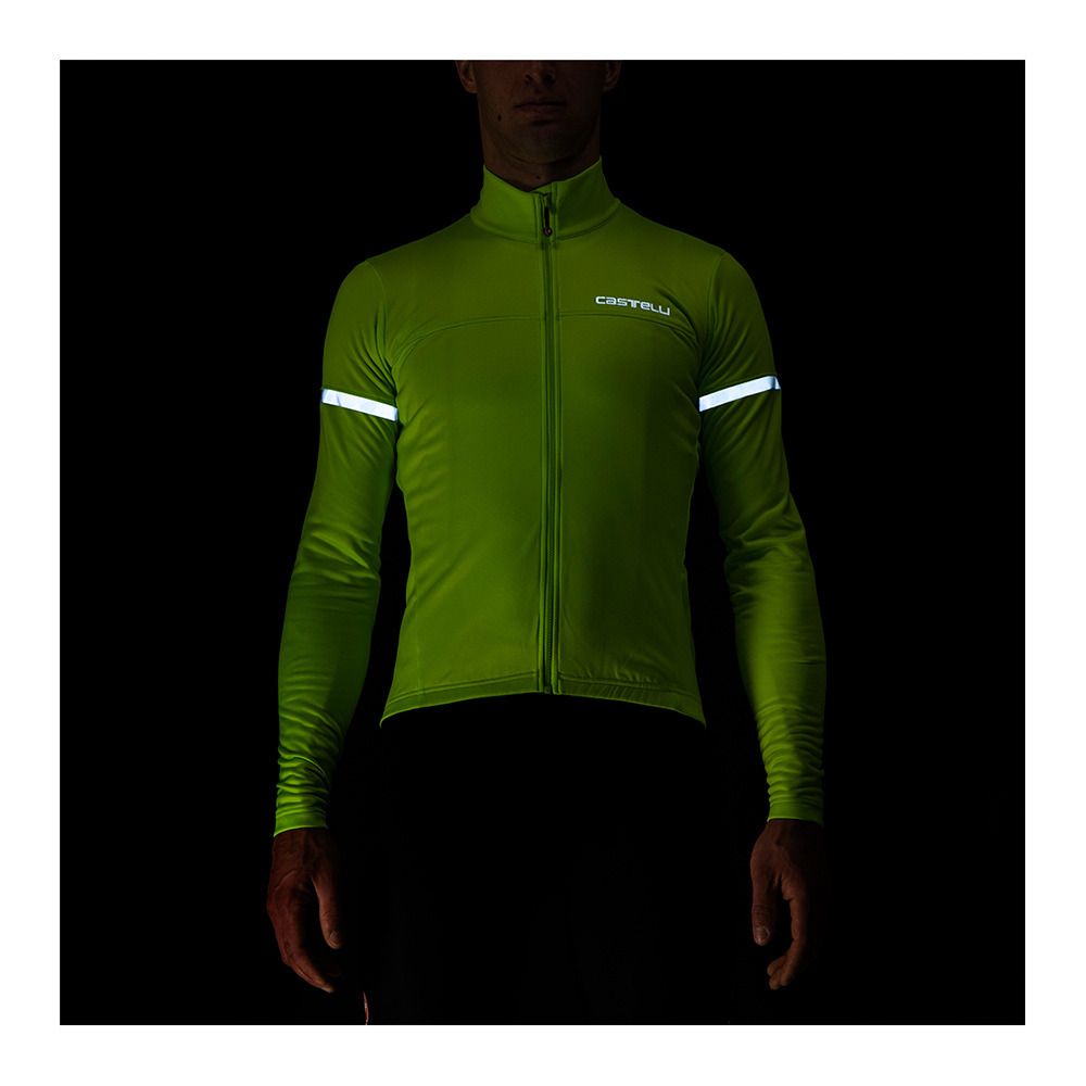 Castelli FONDO 2 - Maillot Homme electric lime/silver reflex