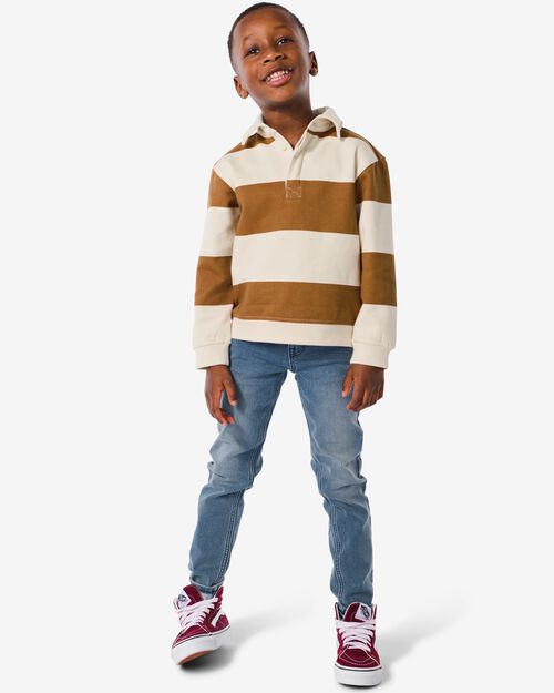 pantalon enfant jogdenim modèle skinny bleu moyen