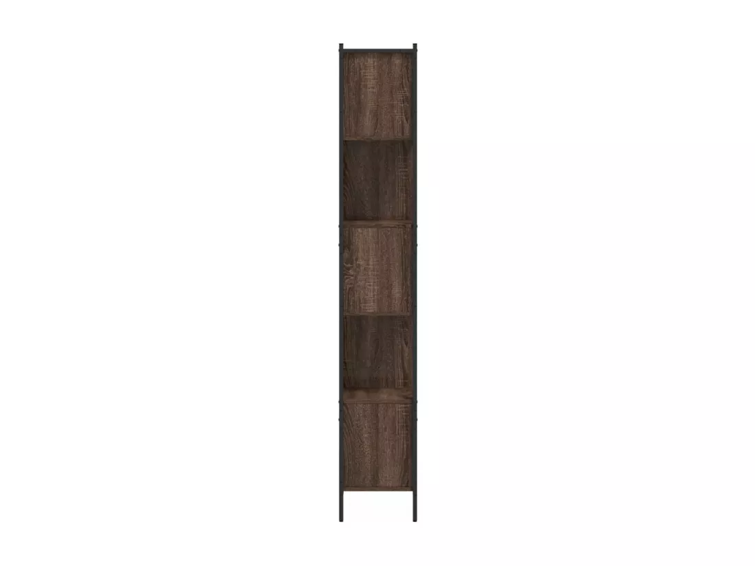 Bibliothèque chêne marron 102x28x172 cm bois d'ingénierie
